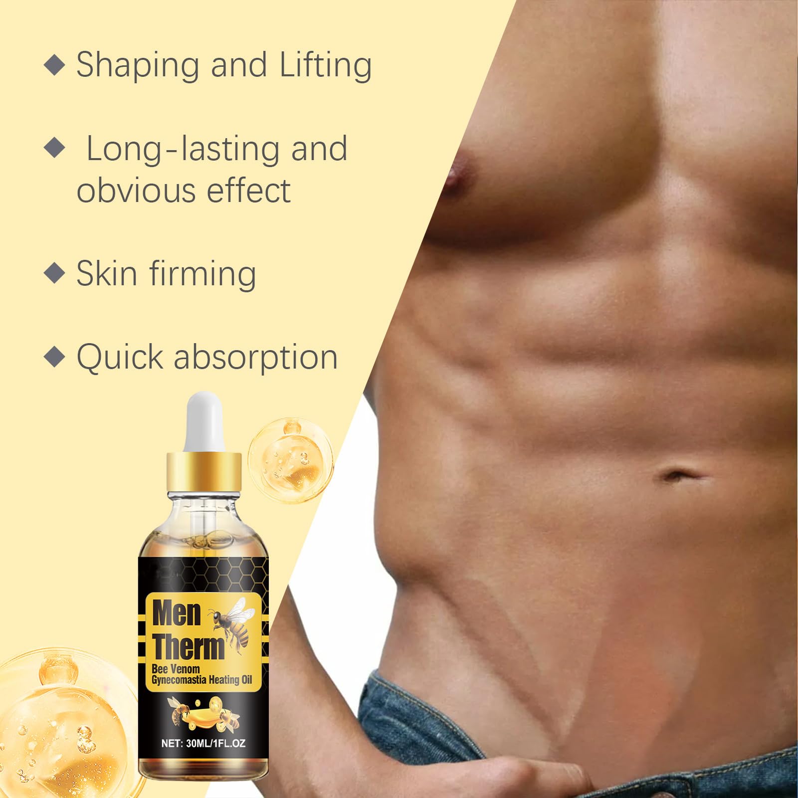 Men Therm - Bee Venom  Heating Oil