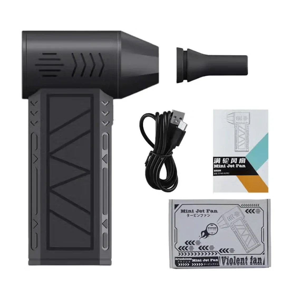 Mini Jet Fan Blower – Portable USB Rechargeable Air Blower - Emirati Touch