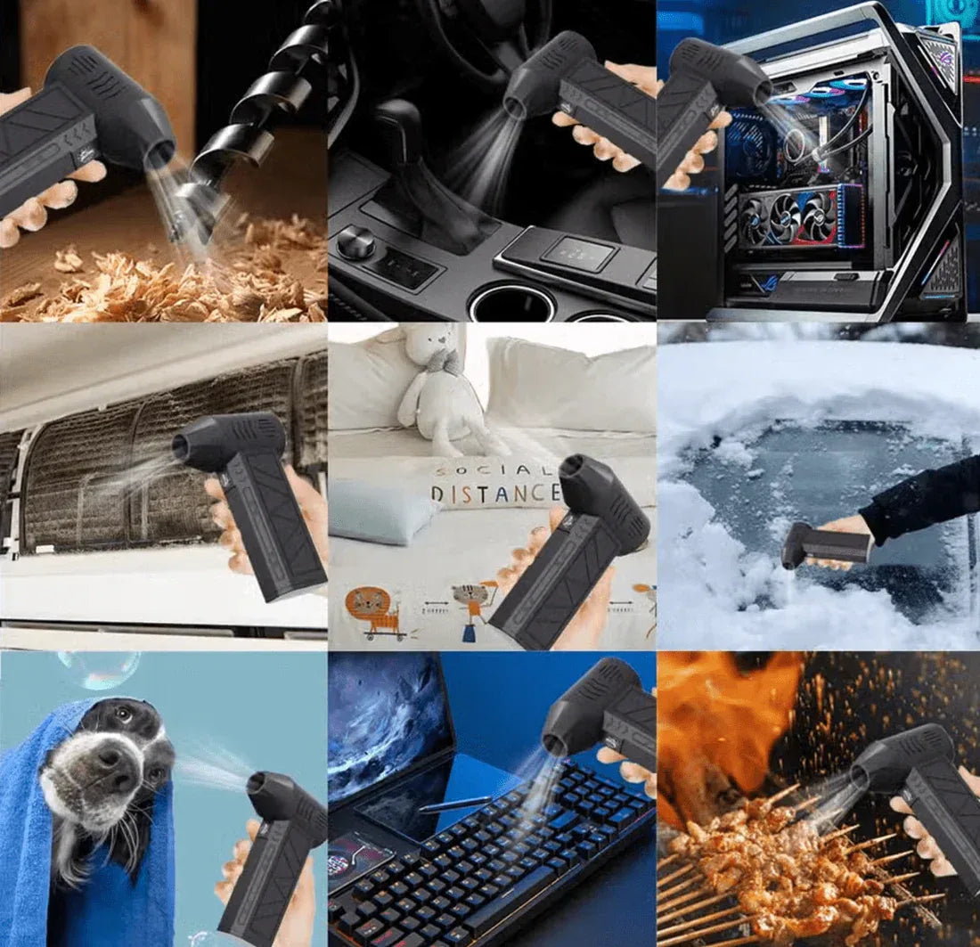 Mini Jet Fan Blower – Portable USB Rechargeable Air Blower - Emirati Touch