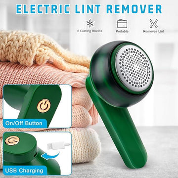 Rechargeable Lint Remover – Make Your Clothes & Furniture Look Brand New! - Emirati Touch