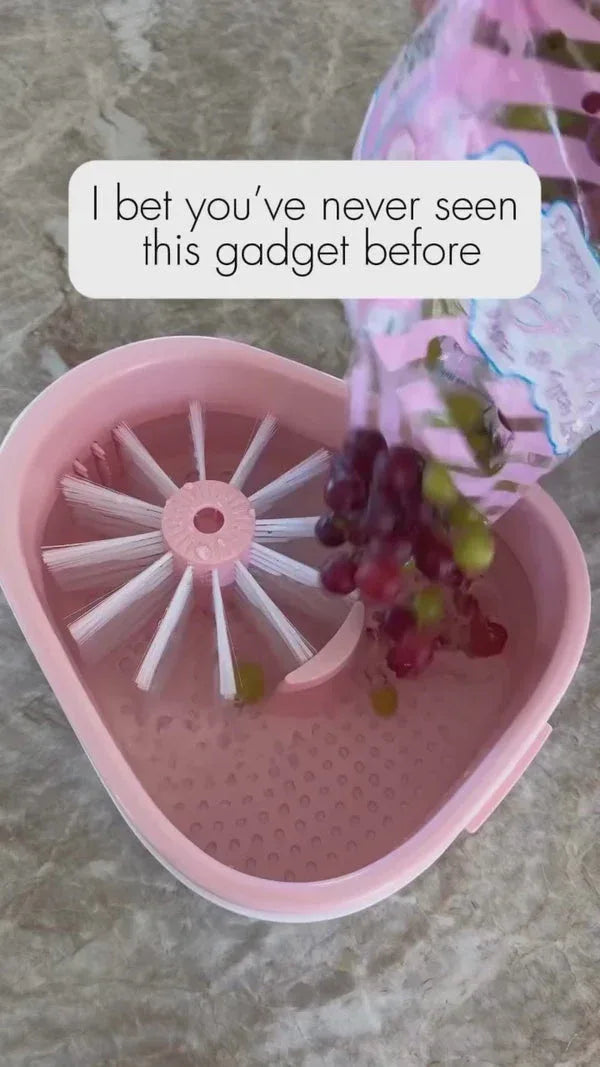 JOYLOOP Fruit Cleaning Device – Manual Spinner & Scrubber - Emirati Touch