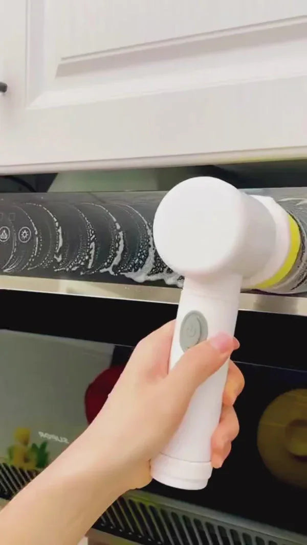 Cleaning Magic Electric Brush 5-in-1 – Cordless Multi-Surface Power Scrubber - Emirati Touch