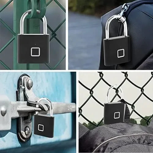 Fingerprint Padlock – Smart Biometric Lock with USB-C Charging, Multiple Users & Long Battery Life - Emirati Touch
