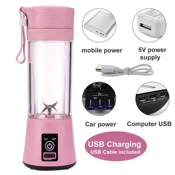 Portable Juicer Blender – USB Rechargeable Smoothie & Shake Maker - Emirati Touch