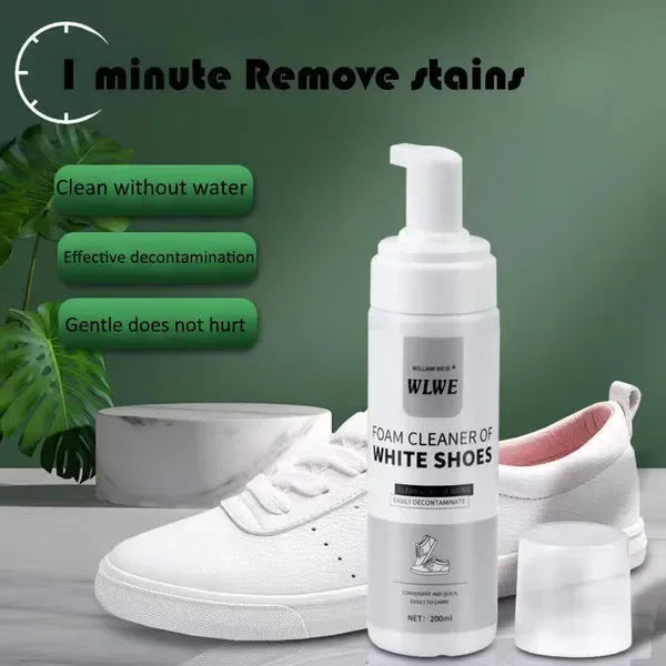 WLWE Shoe Cleaner Spray – 200ml Stain Remover for Leather, Suede & Sneakers - Emirati Touch