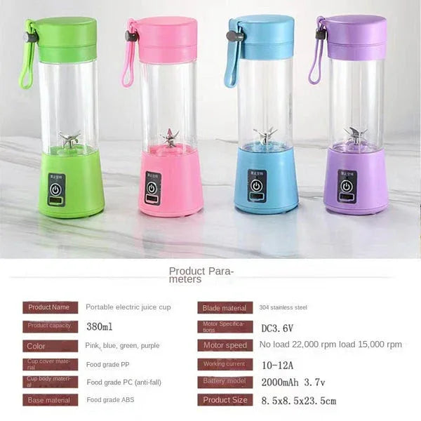 Portable Juicer Blender – USB Rechargeable Smoothie & Shake Maker - Emirati Touch
