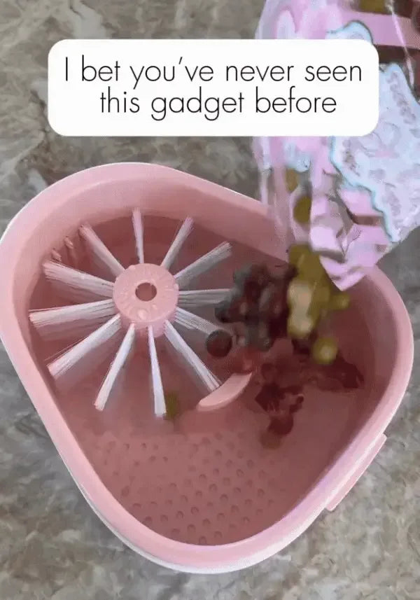 JOYLOOP Fruit Cleaning Device – Manual Spinner & Scrubber - Emirati Touch