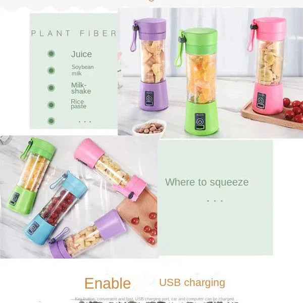 Portable Juicer Blender – USB Rechargeable Smoothie & Shake Maker - Emirati Touch