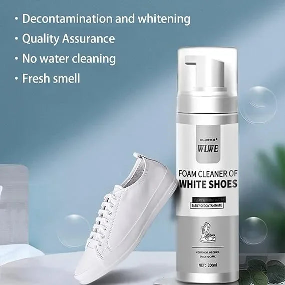 WLWE Shoe Cleaner Spray – 200ml Stain Remover for Leather, Suede & Sneakers - Emirati Touch